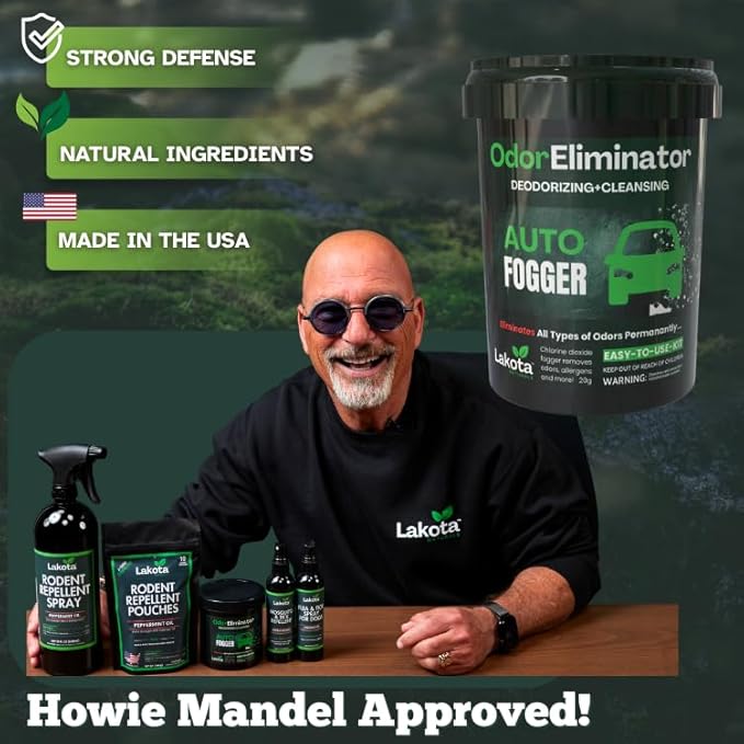 Chlorine Dioxide Fogger Deodorizing Kit, Car Bomb Odor Eliminator, Smoke Smell Remover For Car, Scent Bomb Air Freshener & Deodorizer. Easy to Use Kit Eliminates All Kinds of Odors!