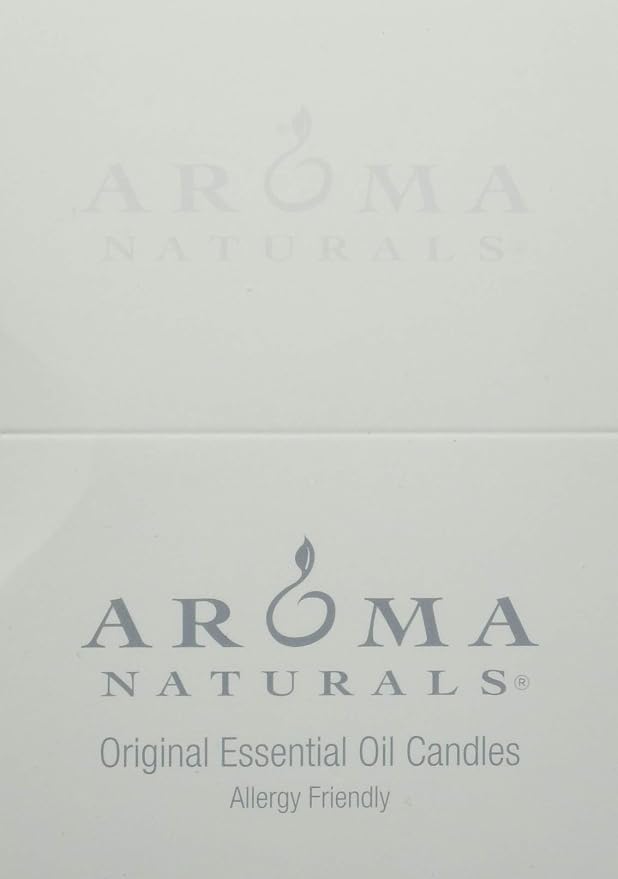 Aroma Naturals Votive Candles with White, Patchouli and Frankincense, Meditation, 6 Count (Pack of 3)