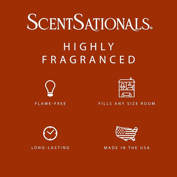 ScentSationals Pumpkin Spice Scented Wax Melts - Pumpkin, Cinnamon, & Clove, 10oz (24 Cubes)