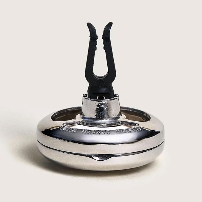 MAISON BERGER Car Diffuser Set, Rosalie Exquisite Sparkle | Sparkling Grapefruit Rose Notes, Refillable Vent Clip with Ceramic Refill, Passive 4-Week Diffusion, Made in France