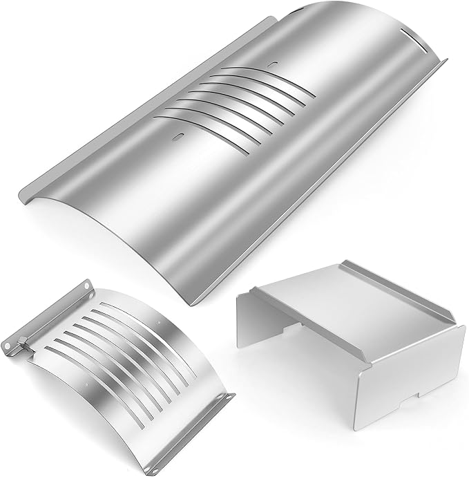 Flame Broiler & Heat Deflector Baffle Diffuser Kit for Pit Boss 800 Series Wood Pellet Grills, Replacement Parts for Pit Boss 820D3 850PS2
