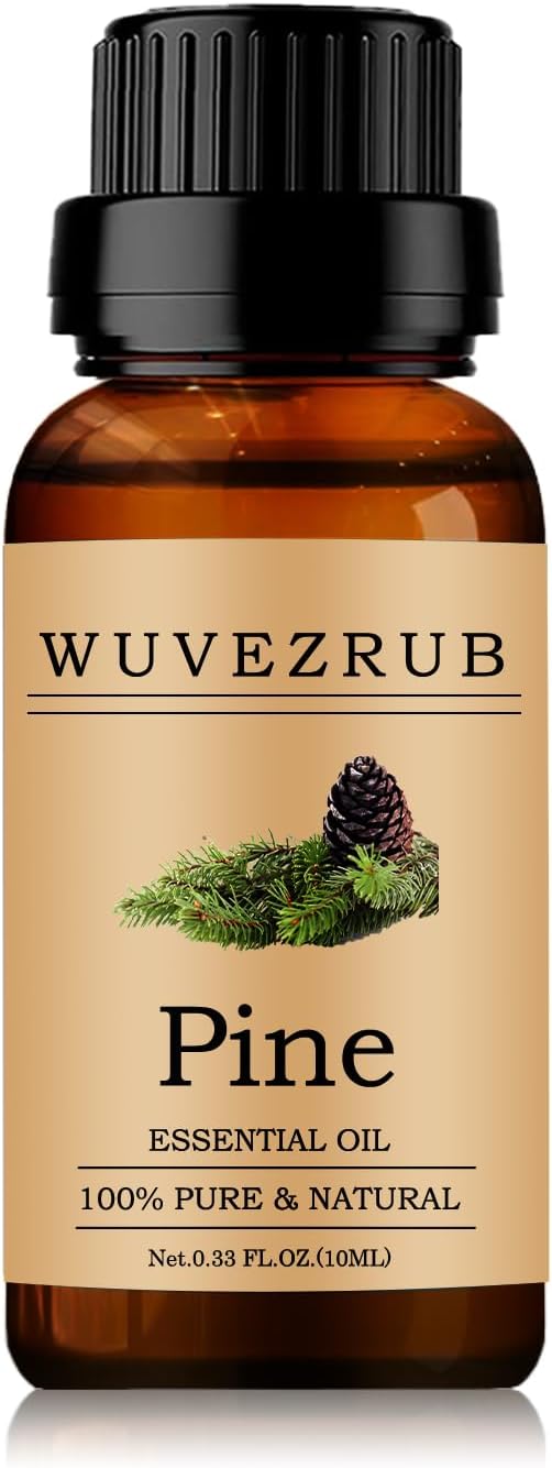 Pine Essential Oil 10ML, 100% Pure and Natural - Aromatherapy Diffuser - 0.33 Fl Oz