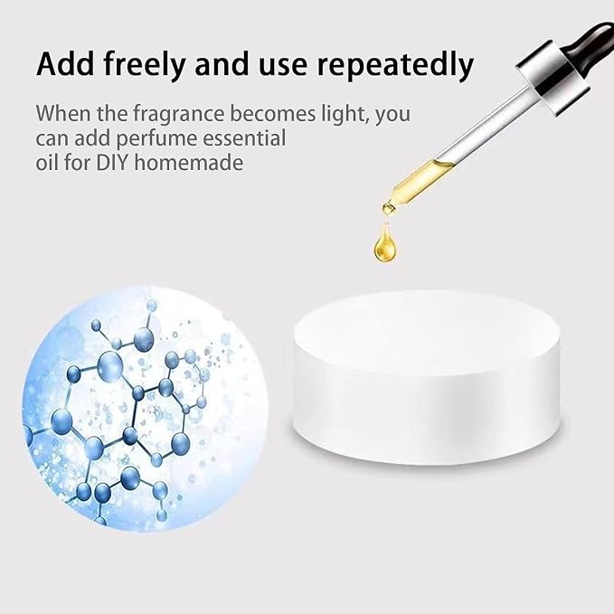 Car Air Freshener Refills, 30 Pcs Individual Package Car Air Vent Clip Replacement Pads Solid Fragrance Scent Air Freshener Refill Tablets (Lavender+Ocean+Cologne)