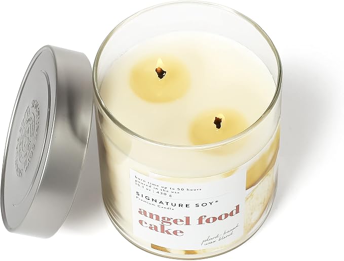 Signature Soy Lidded Angel Food Cake Scented Candle
