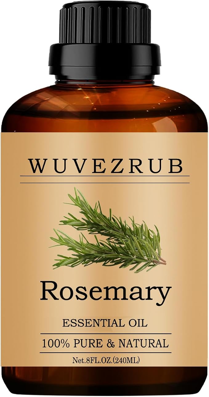 Rosemary Essential Oils, 240ML Pure and Natural Essential Oil for Aromatherapy Diffuser - Rosemary /8 Fl Oz