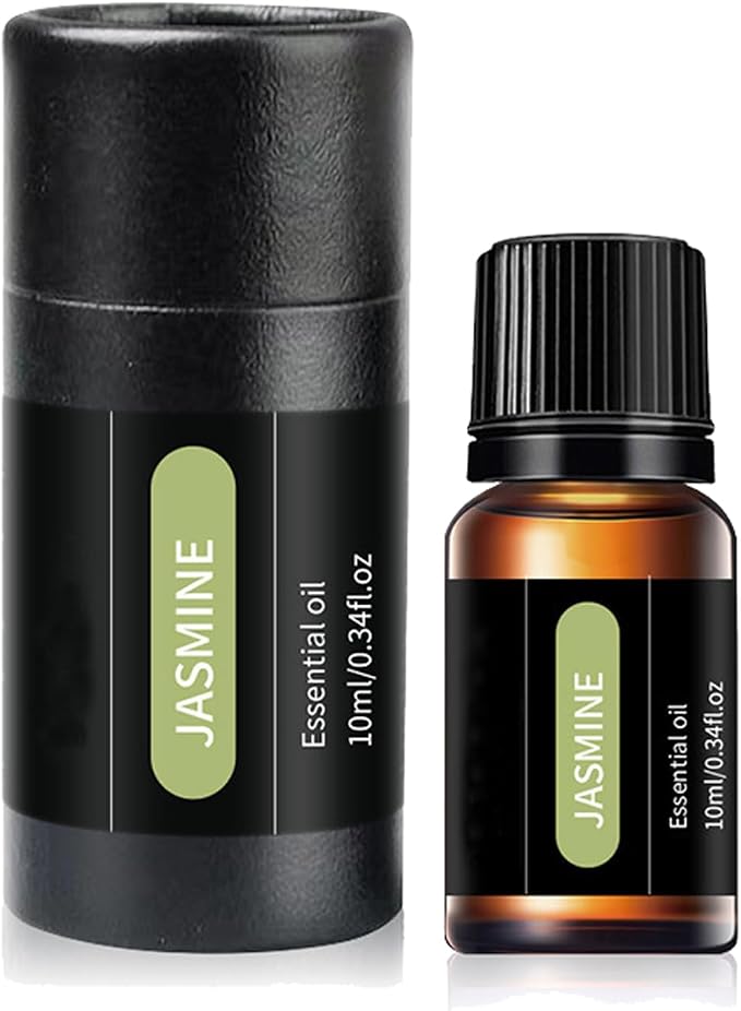 Essential Oils Set,Top 5 Blends for Diffusers, Candle Making Scents, Home Products, Fragrance, Aromatherapy, Humidifiers, Gifts（Jasmine）