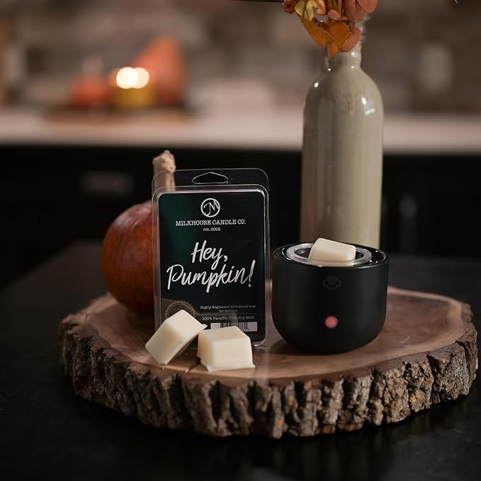 Milkhouse Candle Company Hey, Pumpkin! Soy Wax Melts - Caramel, Pecans | Brown Sugar, Pumpkin Spice | Vanilla, Cinnamon Scented - 5.5 oz, Hand-Poured, Made in the USA