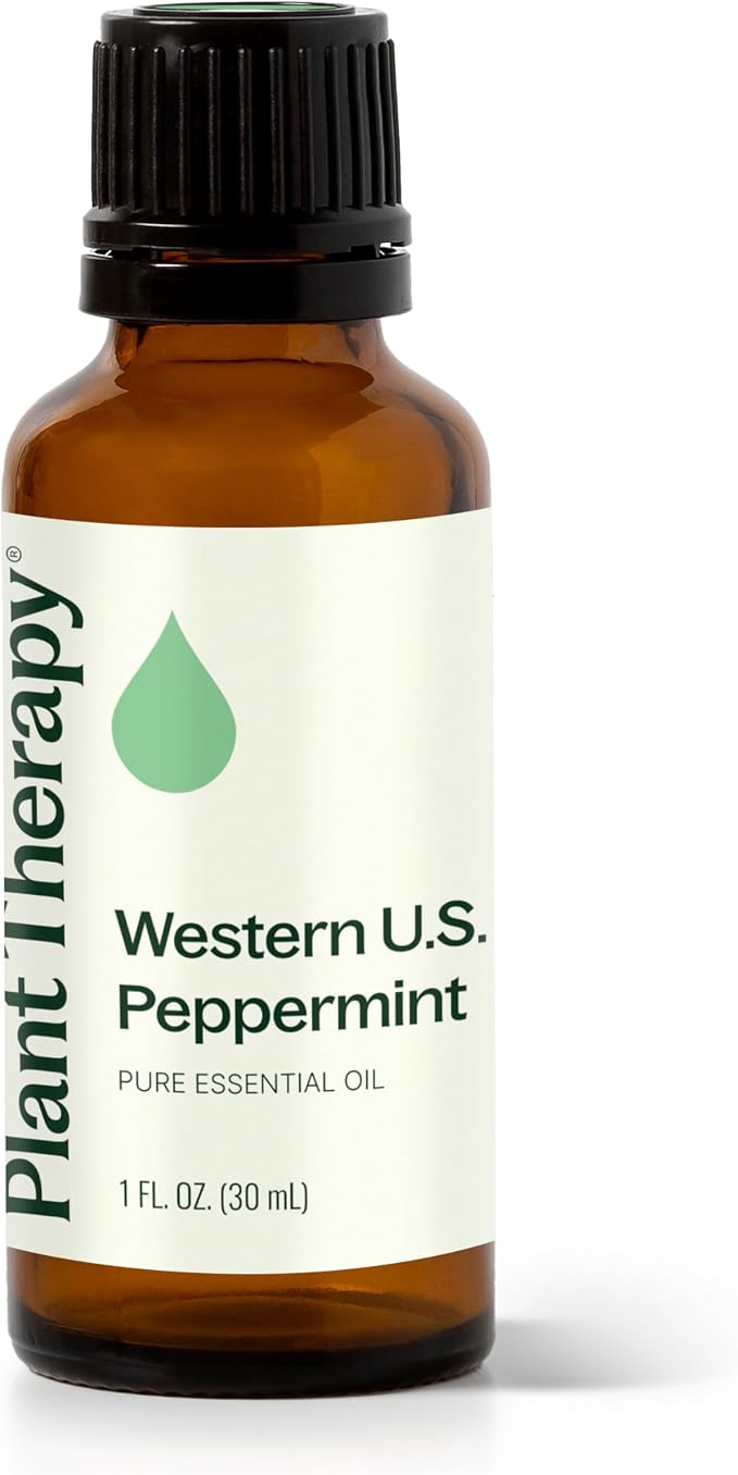 Plant Therapy Peppermint Western U.S. Essential Oil 30 mL (1 oz) 100% Pure, Undiluted, Therapeutic Grade