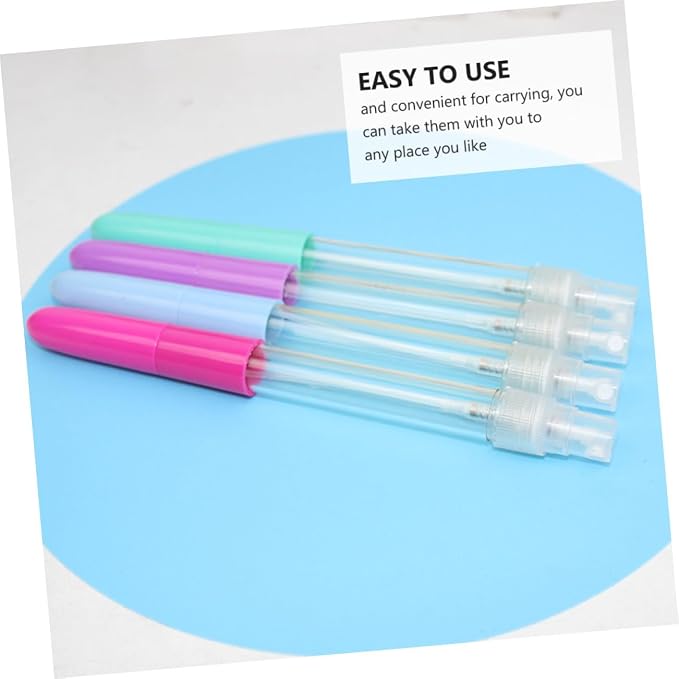 GANAZONO 10pcs Multifunctional Travel Spray Pen Refillable Ballpoint Pen Hand Empty Dispenser Travel-sized Sprayer Random Color