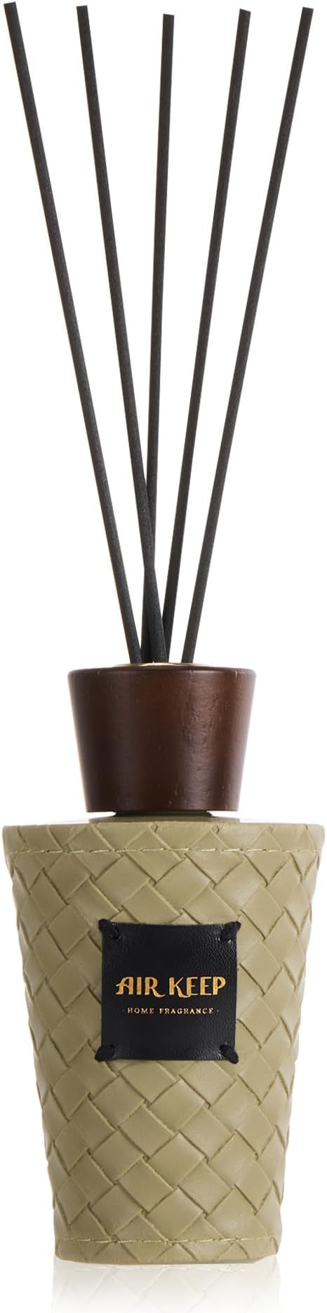 Airkeep Reed Diffuser Set, Wild Mint Eucalyptus 5.1 fl oz (150 ml), Long Lasting Home Fragrance with Reed Diffuser Sticks, Decorative Room Diffuser for Bathroom, Bedroom, Living Room & Office