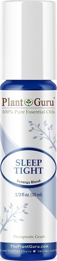 Sleep Tight Essential Blend Oil Roll On 10 ml 100% Pure Pre-Diluted Therapeutic Grade for Aromatherapy Good Night Aid, Relaxation, Relief, Mood Calming