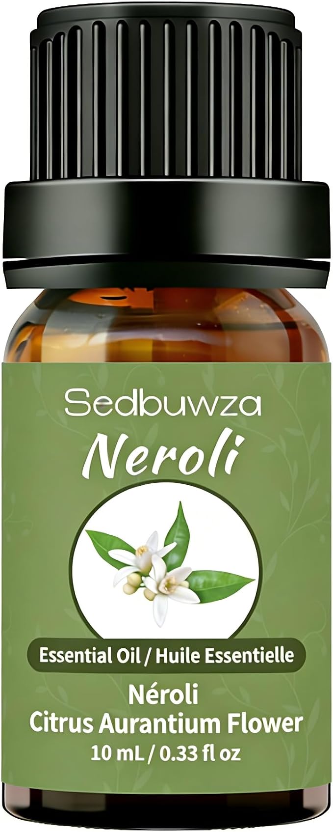 Sedbuwza Neroli Essential Oil, Pure Organic Neroli Fragrance Oil for Diffuser, Humidifier, Soap, Candle, Perfume