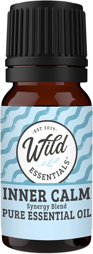 Wild Essentials Dog Paw Essential Oil Car Vent Diffuser Kit – 316L Stainless Steel Locket, Rubber-Coated 4-Way Clip, 8 Color Pads (22mm), 25mm – Includes Alert & Inner Calm (2 x 10ml)