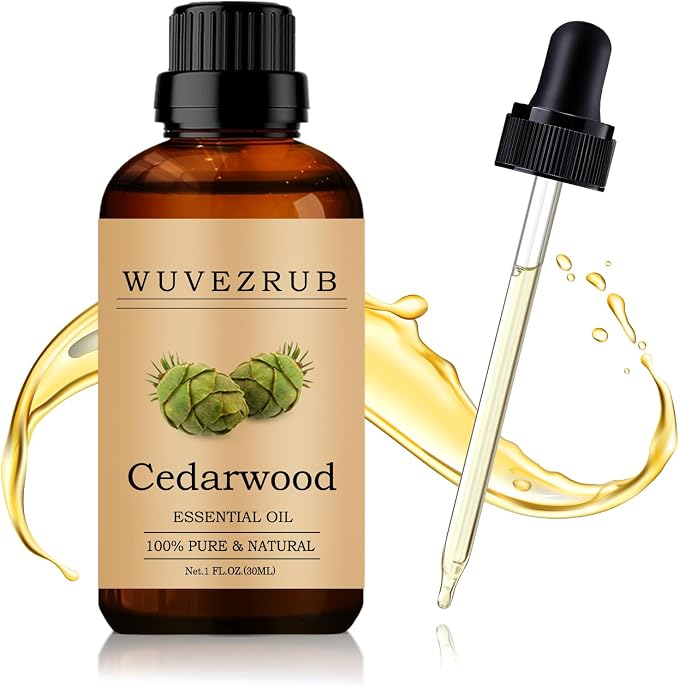 Cedarwood Essential Oil 30ML - 100% Pure and Natural Oils for Aromatherapy Diffuser - 1 Fl Oz/Cedarwood