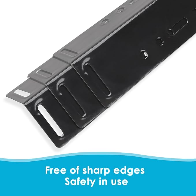 16.5" Heat Plate Replacement Parts for Smoke Hollow PS9500 PS9900 6800 6500 SH9916 SH5000 Gas Grills, Grill Parts for Smoke Hollow 5 Burner, Porcelain Steel Heat Plate Replacement Parts