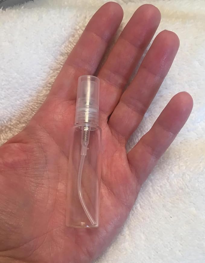 20 Pack Set 10ML Protable Refill Bulk Atomizer Spray Travel Perfume Bottle Hydrating Empty Bottle (Clear-1)