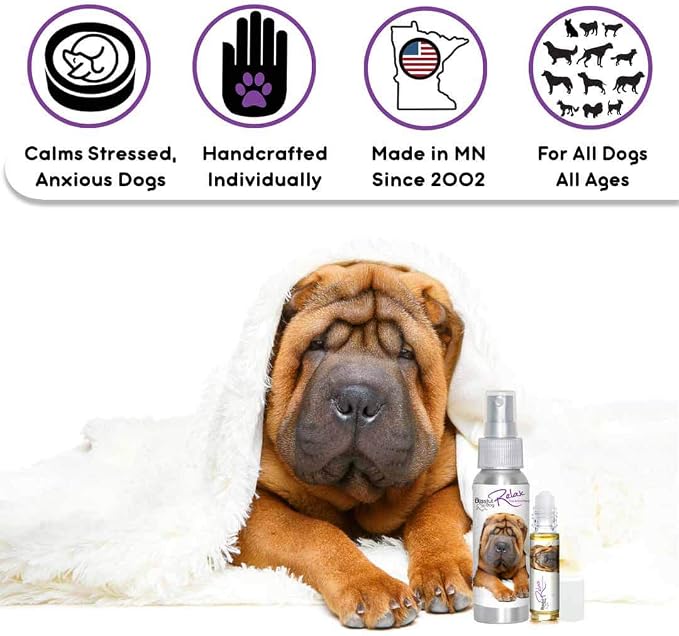 The Blissful Dog Chinese Shar Pei Relax Dog Aromatherapy Spray for Your Dog's Anxiety