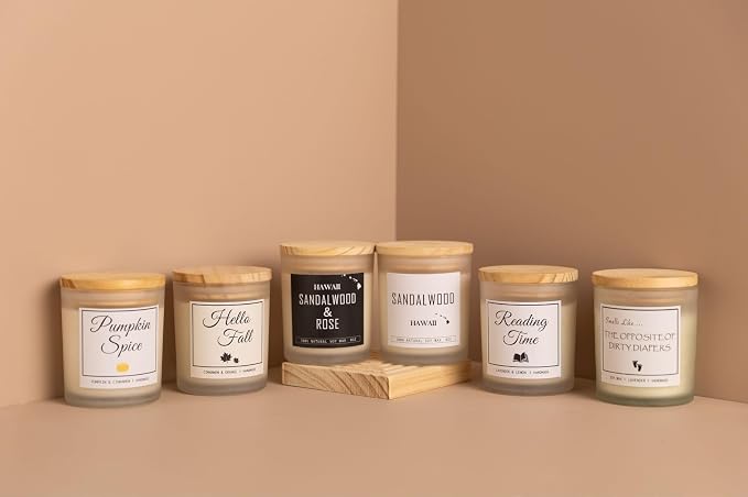 Reading Time Candle - Book Lovers Gifts, Gifts for Readers, Lavender & Lemon Scented Candle, Natural Soy Wax & Natural Essential Oils