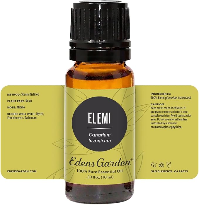 Edens Garden Elemi Essential Oil- 100% Pure Premium Grade, Undiluted, Natural, Therapeutic, Aromatherapy, The Best for Diffuser, Skin, Face, Hair 10 ml (.33 fl oz)