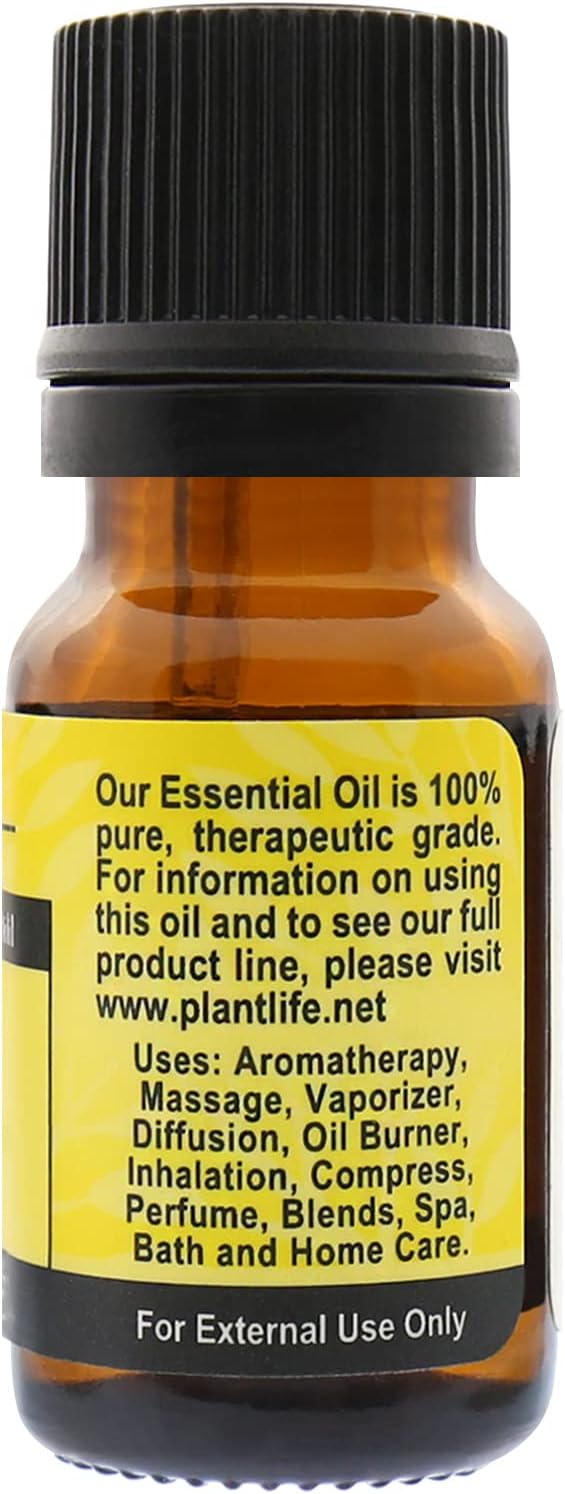 Plantlife Litsea Aromatherapy Essential Oil - Straight from The Plant 100% Pure Therapeutic Grade - No Additives or Fillers - 10 ml