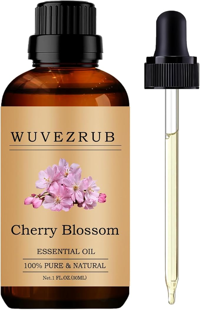 Cherry Blossom Essential Oils, 30ML Pure and Natural Essential Oil for Aromatherapy Diffuser - Cherry Blossom /1 Fl Oz
