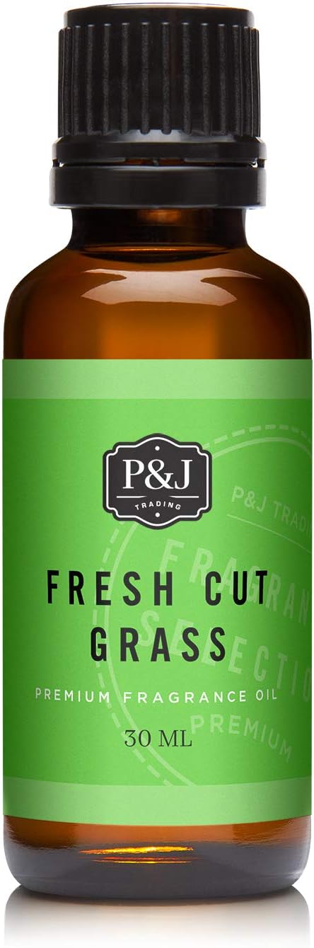 P&J Trading Fragrance Oil | Fresh Cut Grass Oil 30ml - Candle Scents for Candle Making, Freshie Scents, Soap Making Supplies, Diffuser Oil Scents