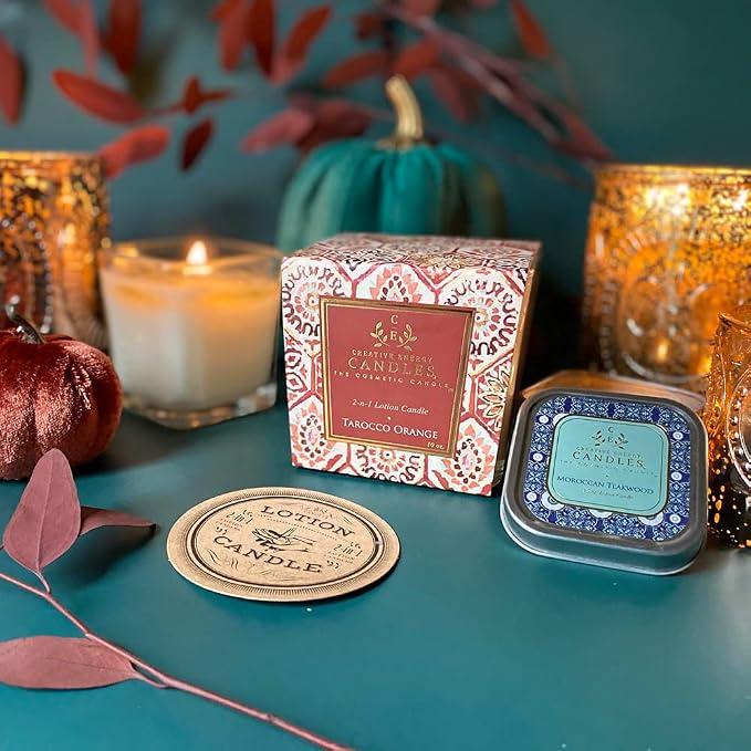 Tarocco Orange Soy Lotion Candle – Creative Energy Candles