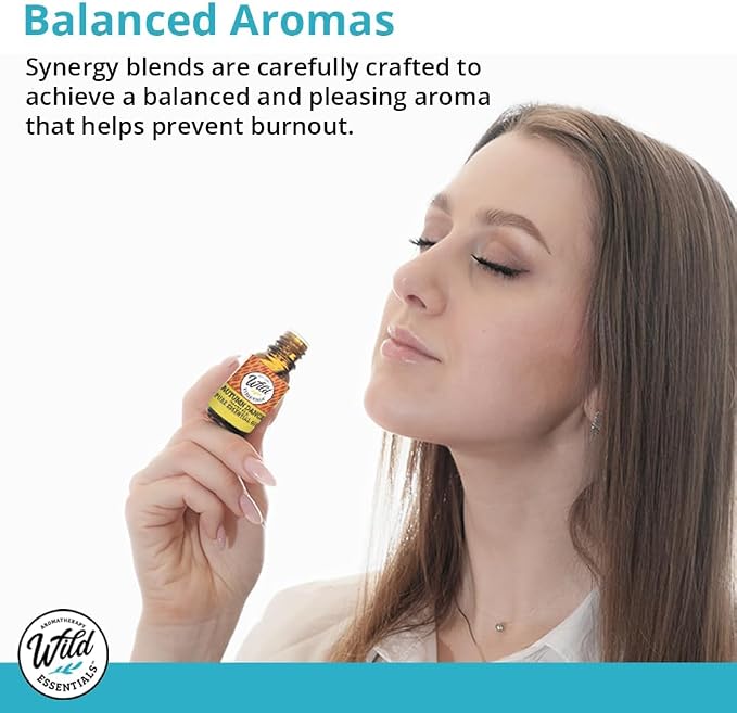 Wild Essentials Health Defense 100% Pure Essential Oil Synergy Blend 2 Pack - 10ml, Premium Grade - Four Thieves Blend, use for Immune Boost, Congestion, Energizing, Mood Boost