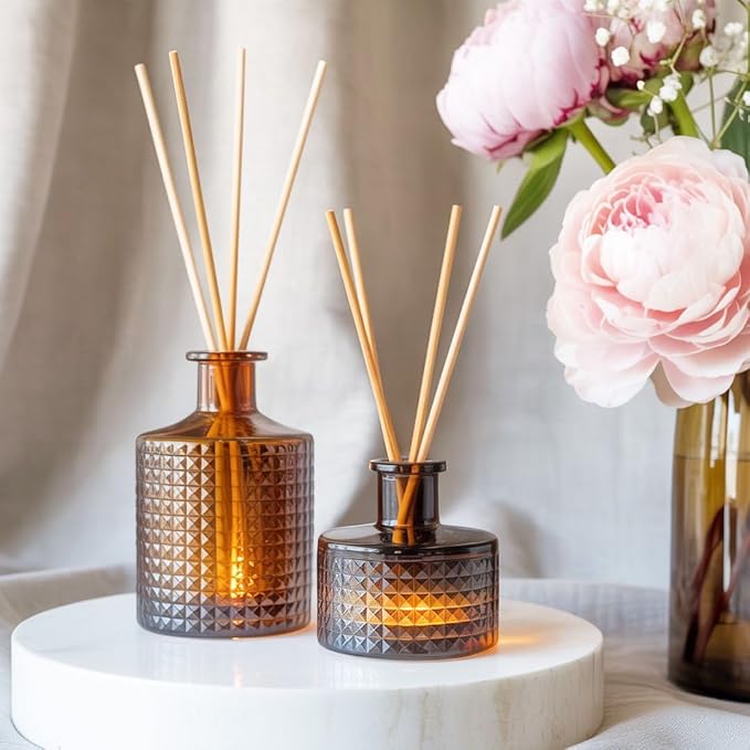 50pcs Refill Diffuser Sticks 12 inch x 4 mm Reed Diffuser for Home Fragrance Accessories Diffuser Oil Refill Office Decoration