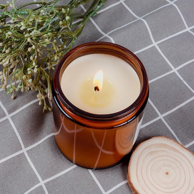 Lavender Eucalyptus Scented Candle, Lavender Candle, Candles for Home Scented, Candles Gifts for Women, Natural Soy Wax, 7 oz 40 Hours