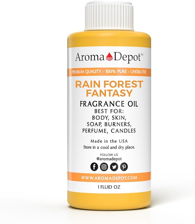 Rainforest Fantasy Perfume/Body Oil Our Interpretation, Premium Quality Uncut Fragrance Oil (1 Ounce Plastic)