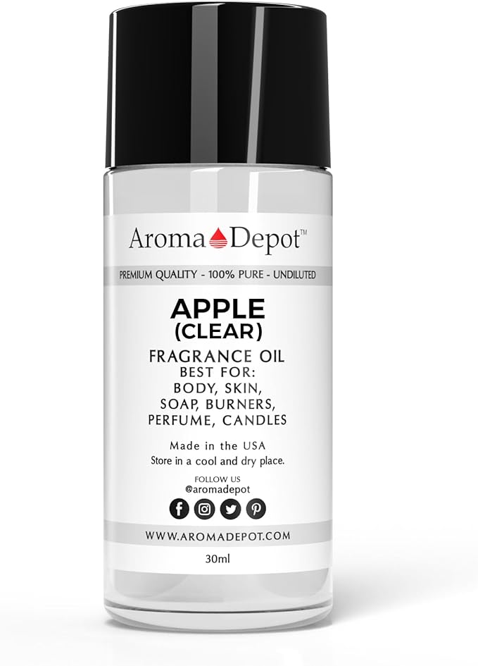 Aroma Depot 30 ml. Apple Roll-on Perfume/Skin Body Fragrance Oil. Our Interpretation, Pure-Uncut. Add a Few Drops to Your Aromatherapy Diffuser.