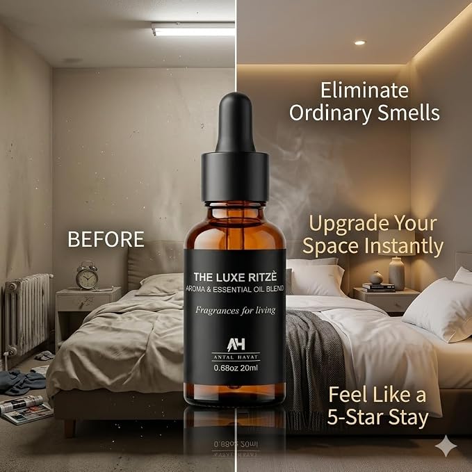 Hotel Scent Oil Inspired by The Ritz Carlton Hotel - Luxury Citrus Diffuser Oil - Ritz Carlton Scent Diffuser Oil - Hotel Scents for Home - 20mL Glass Bottle & Dropper for Waterless Diffusers