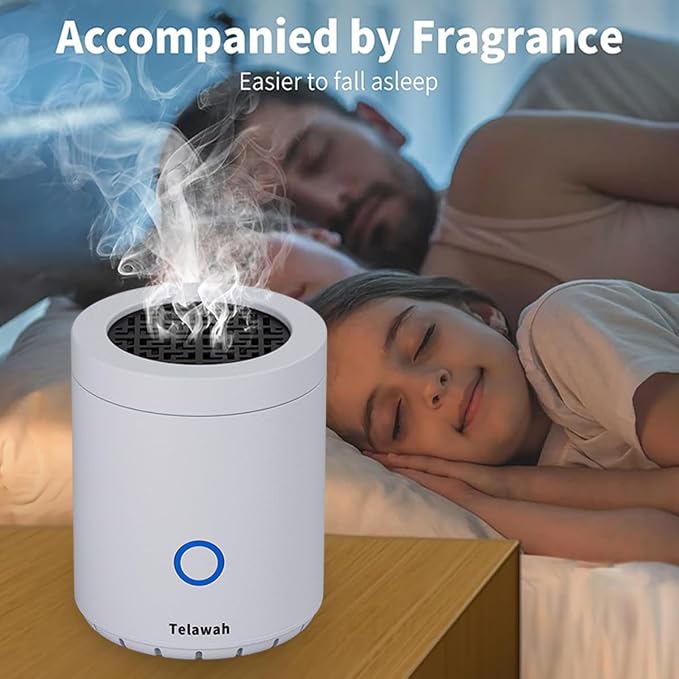 Portable Incense Burner, Mini USB Type-C Charging Car Aromatherapy Diffuser, 7.8 * 7.8 * 9.6cm Charcoal Igniter, Burning Time 120 Seconds Best Arabian Gift (White)
