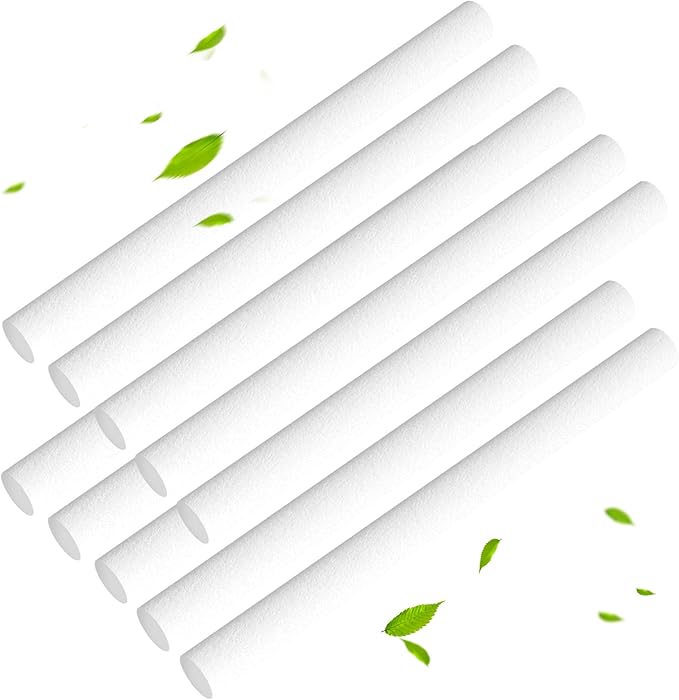 Cotton Sticks Filter Replacement, Refill Sticks Filter Replacement Wicks for Cool Mist Humidifier Portable Diffuser USB Mini Humidifier (4 Inches, 10 Pieces)