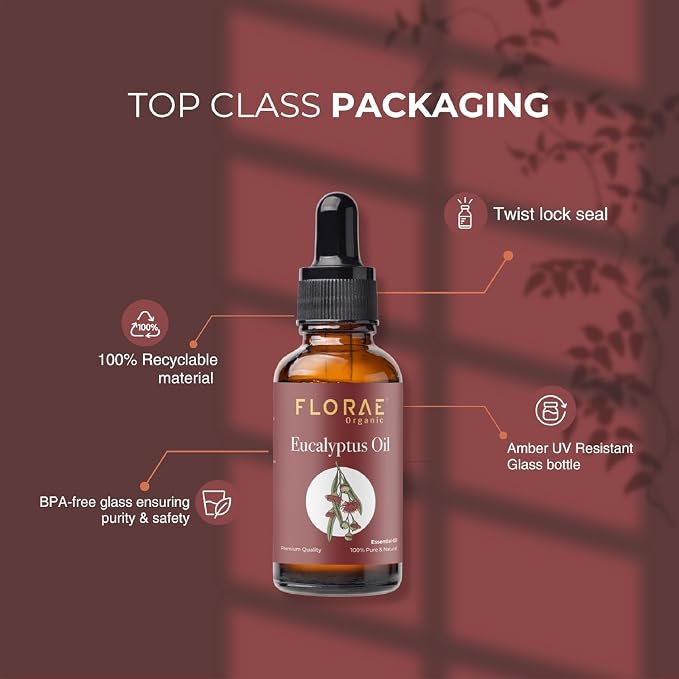 Eucalyptus Essential Oil 4 Fl Oz – 100% Pure and Natural Eucalyptus Oil for Diffuser and Aromatherapy, Skin, Massage, Candle and Soap Making Fragrance with Premium Glass Dropper