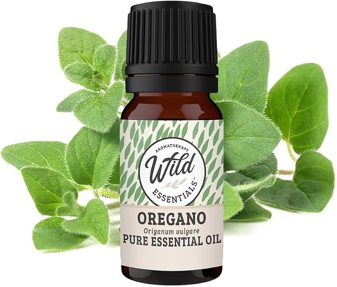 Wild Essentials Oregano 100% Pure Essential Oil - 10ml, Therapeutic Grade, Made and Bottled in The USA, Calming