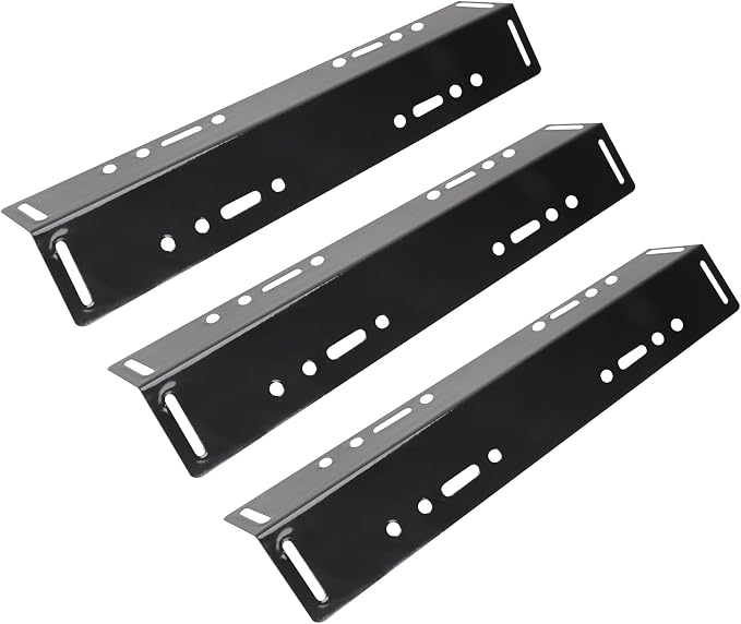 16.5" Heat Plate Replacement Parts for Smoke Hollow PS9500 PS9900 6800 6500 SH9916 SH5000 Gas Grills, Grill Parts for Smoke Hollow 5 Burner, Porcelain Steel Heat Plate Replacement Parts