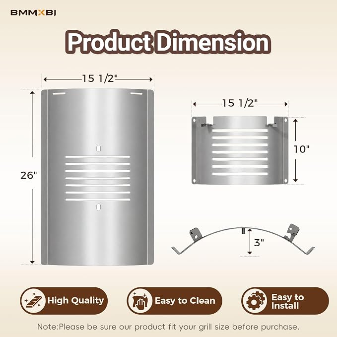 Flame Broiler Kit for Pit Boss 820 850 Series Pellet Grills, Flame Broiler Slide Cover Bottom Kit for Pit Boss PB820FB PB820PS1 PB820S PB820SC PB820XL PB850CS1 Pit Boss Grill Replacement Parts