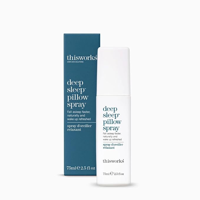 THISWORKS Deep Sleep Bed & Shower Bundle. Pillow Spray & Shower Gel, (2.5 fl oz & 8.4 fl oz)