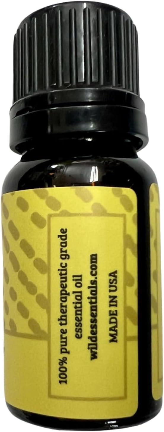 Wild Essentials Ylang Ylang 100% Pure Essential Oil - 10ml, Therapeutic Grade, Made and Bottled in The USA, Calming