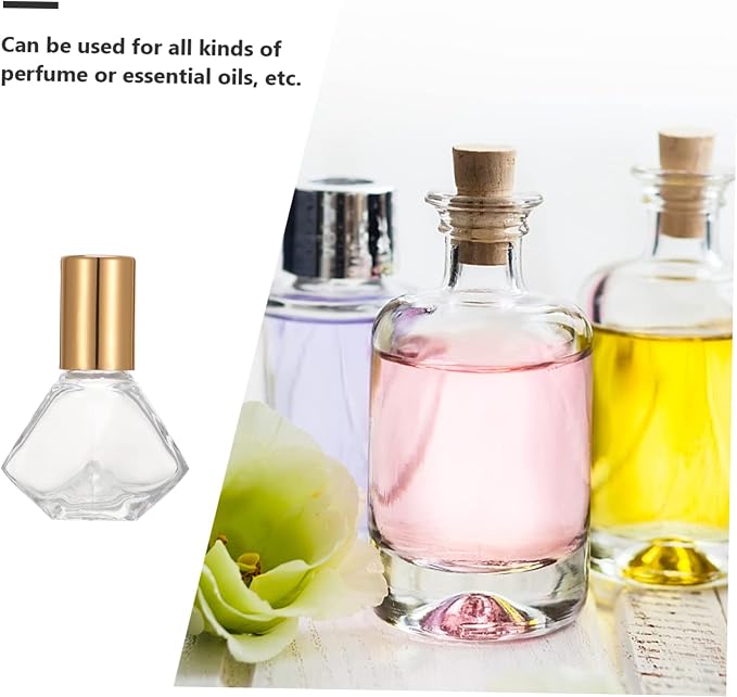 DOITOOL 8ml Essential Oil Roller Bottles Set Leakproof Roller Bottle Kit for Aromatherapy Portable Mini Perfume Bottles