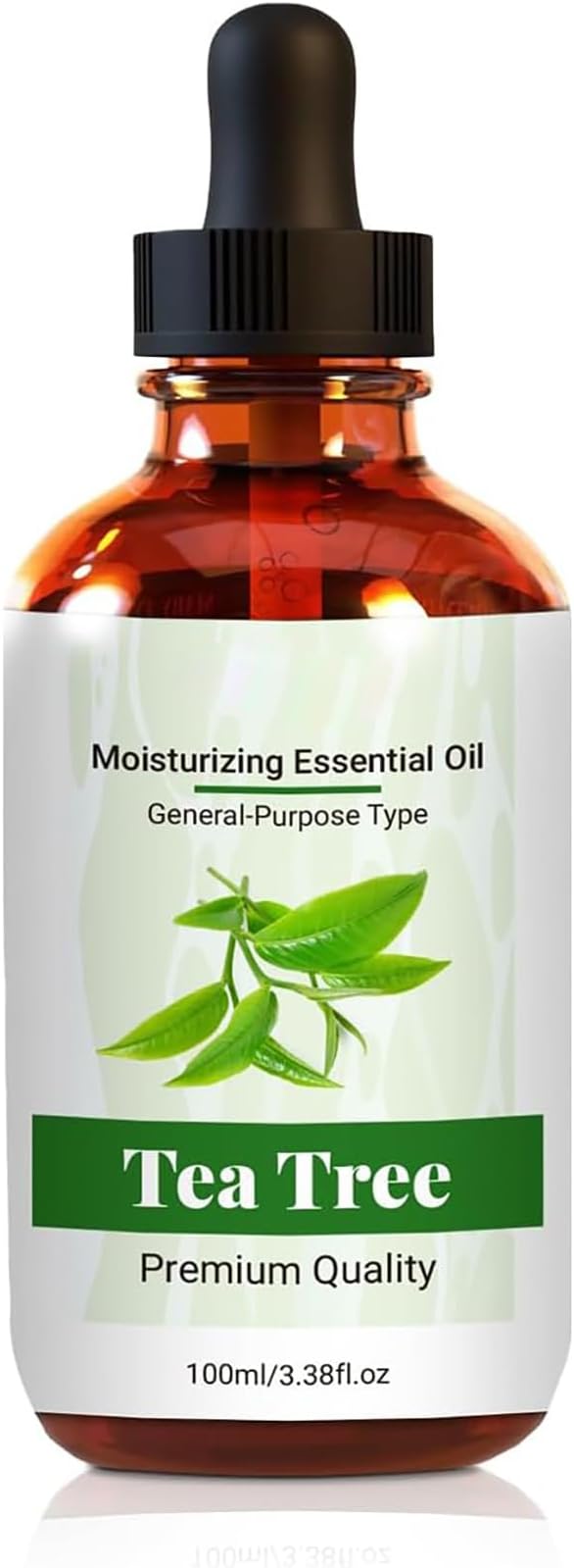 Tree Tea Essential Oil Pure, Natural, Undiluted Essential Oils for Skin Essential Oils for Diffuser Skin & Hair Care, DIY Soaps & Candles (100ml, Tea Tree)