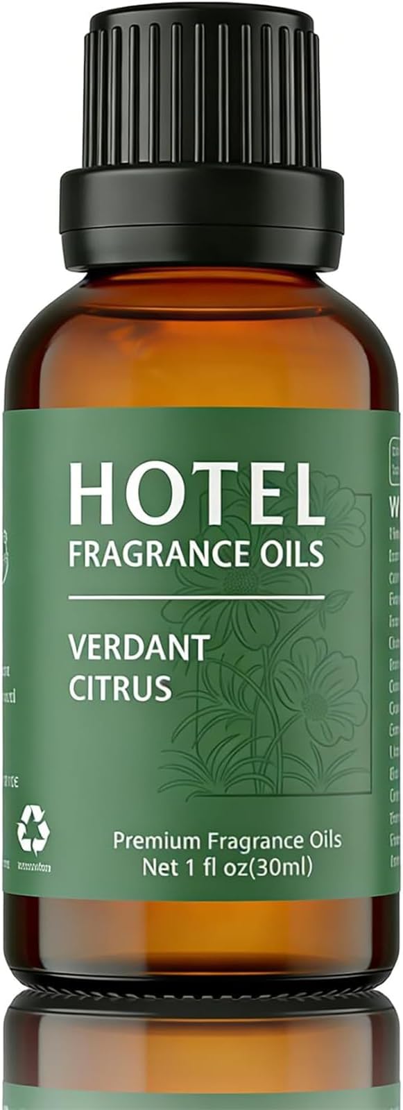 Verdant Citrus Diffuser Oil – Luxury Hotel-Inspired Essential Oils for Diffusers Aromatherapy – Fragrance Oil Blend – Refreshing Home Essentials for Living Room & Bathroom – 30ml