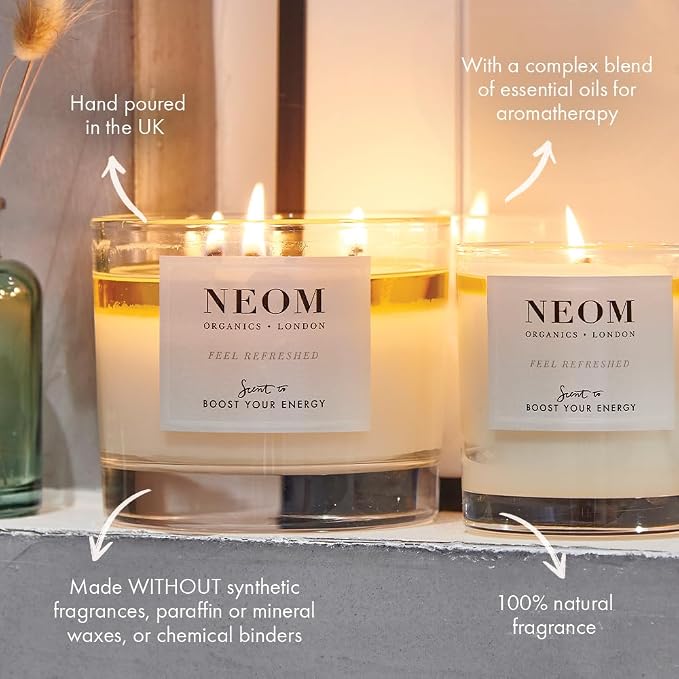 NEOM- Lavender, Chamomile & Patchoui Candle (1 Wick)