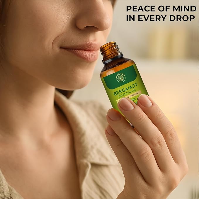 Bergamot Essential Oil | USDA Certified Organic Bergamot Oil | for Skin and Hair | for Aromatherapy and Diffuser | DIY Soap & Candle Making | 1 fl. Oz