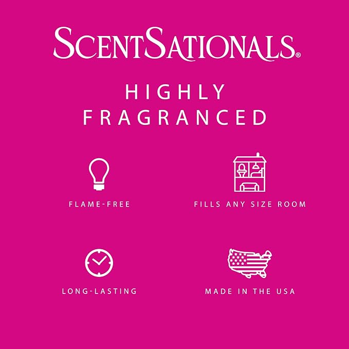 ScentSationals Girlfriend Night Scented Wax Melts - Bergamot & Wild Berry, 10oz (24 Cubes)