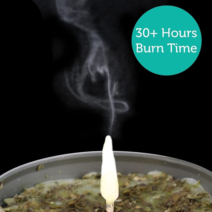 SOUL STICKS Smudge Candle for Cleansing House, Meditation, Chakra Healing, Aromatherapy | 3.5 Ounce Smudge Candle for Spiritual Cleansing (White Sage & Eucalyptus)