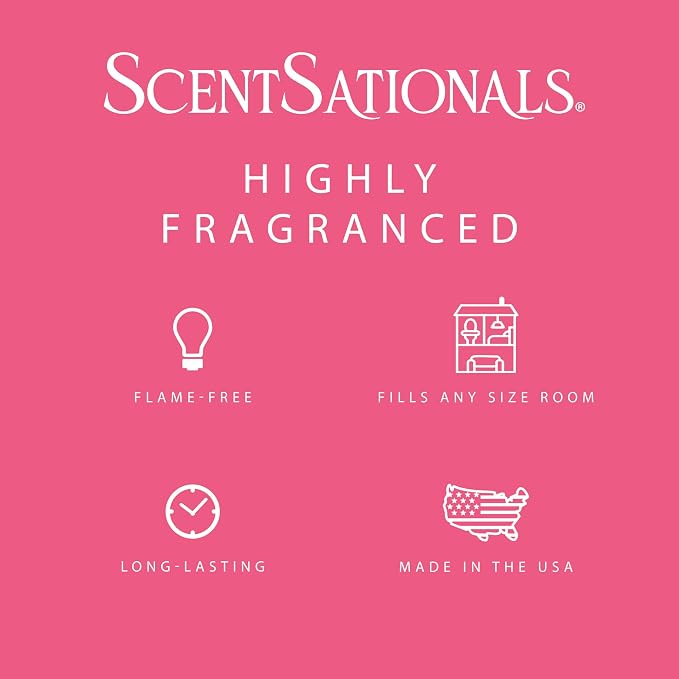 Scentsationals Hello Gorgeous Scented Wax Melts - Pear, Peony, & Vanilla Scent, 10oz (24 Cubes)