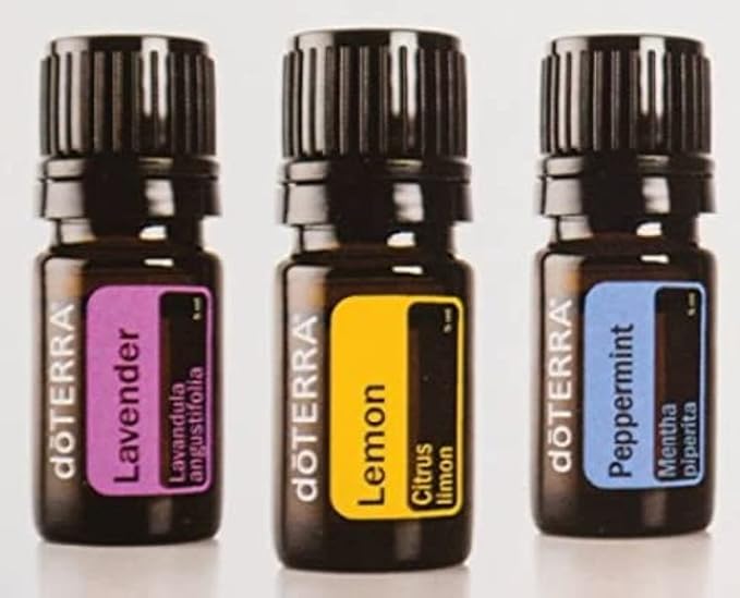 doTERRA Introductory Kit, 0.17 Fl Oz, Each Count of Lemon, Peppermint & Lavender